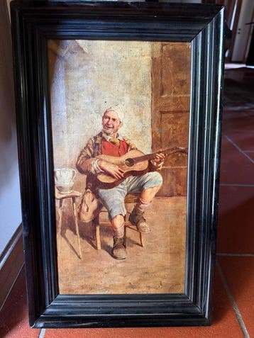 Scuola napoletana (XIX) - Suonatore di Chitarra