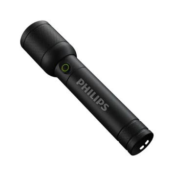 Zaklamp met Zoom - USB Oplaadbaar High Power LED Licht Zwart, Telecommunicatie, Verzenden, Nieuw