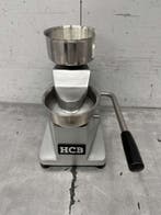 Presse à hamburger HCB en acier inoxydable 100 mm Boucherie, Articles professionnels, Verzenden