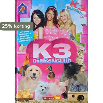 K3 dierenclub 9789059169500 Studio 100, Verzenden, Gelezen, Studio 100
