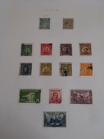 Filipijnen 1878/1972 - en de Cookeilanden- en Fiji-collectie, Postzegels en Munten, Gestempeld