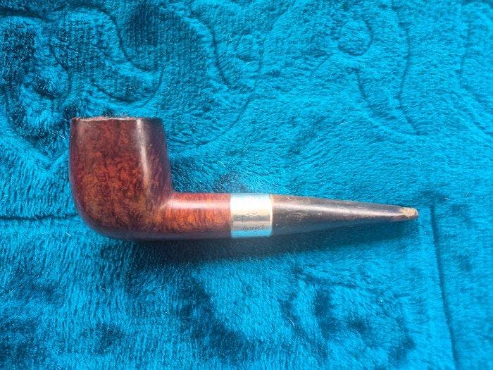 Ropps - Pijp - Hout, Zilver, hoorn, Collections, Articles de fumeurs, Briquets & Boîtes d'allumettes