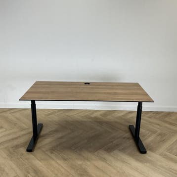 Eromes  slingerbureau 180x80 cm, havanna - antraciet