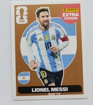 2026 Panini Lionel Messi Extra Sticker Bronze Sticker -, Nieuw