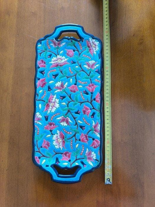 Longwy - Schotel - Aardewerk, Antiek en Kunst, Kunst | Designobjecten