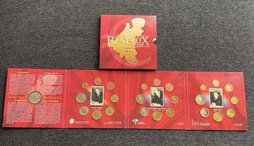 Benelux. Benelux set 2004/2010 (3 sets) (Sans prix de, Timbres & Monnaies