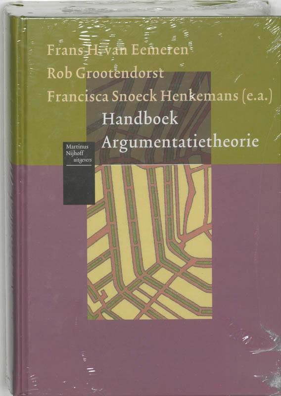 Handboek argumentatietheorie 9789068905090 Frans van Eemeren, Boeken, Overige Boeken, Zo goed als nieuw, Verzenden