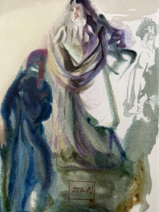 Salvador Dali (1904-1989) - Devant le Jugement, Antiek en Kunst, Antiek | Overige Antiek