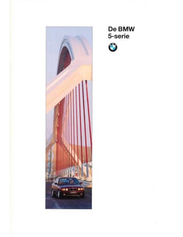 1994 BMW 5 SERIE BROCHURE NEDERLANDS, Ophalen of Verzenden