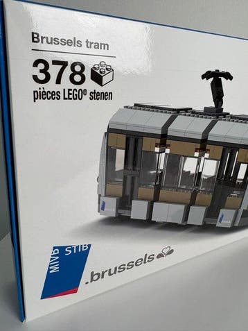 Lego Set - Promotional - Brussels Tram – Exclusive MIVB STIB