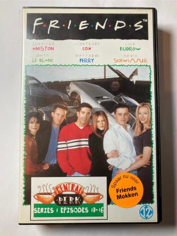 FRIENDS SERIES 1 EPISODES 13 - 16 (VHS), Gebruikt