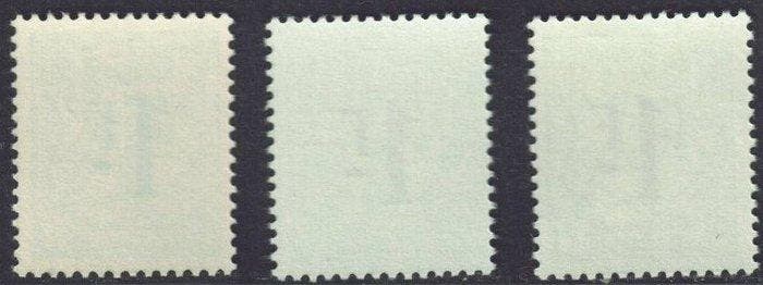 België 1982 - De 1Fr; op 5Fr. in de 3 kleuren, groen,, Postzegels en Munten, Postzegels | Europa | België