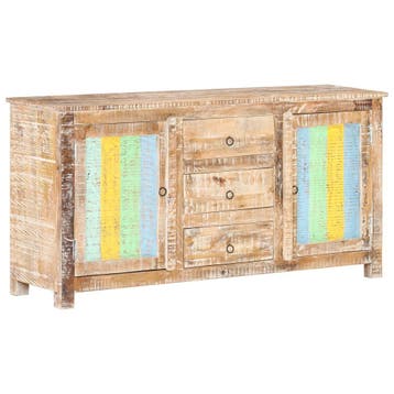 vidaXL Dressoir 151x40x75 cm ruw acaciahout, Verzenden, Nieuw