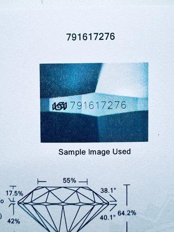 Sans prix de réserve - 1 pcs Diamant (Naturelle) - 0.70 ct -