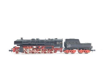 Minitrix N - 51 2051 00 en 2 rijtuigen - Locomotive à vapeur, Nieuw
