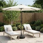 vidaXL Tuinscherm met LED Lichten 300 x 300 cm Polyester, Verzenden, Nieuw