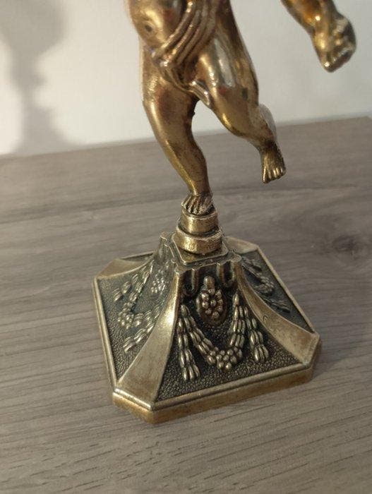 Kandelaber putti (2) - Verguld brons - Louis XVI-stijl, Antiquités & Art, Curiosités & Brocante