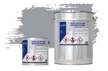 Wixx 2K PU 450 Betoncoating RAL 7040 | Venstergrijs 5L, Verzenden, Nieuw