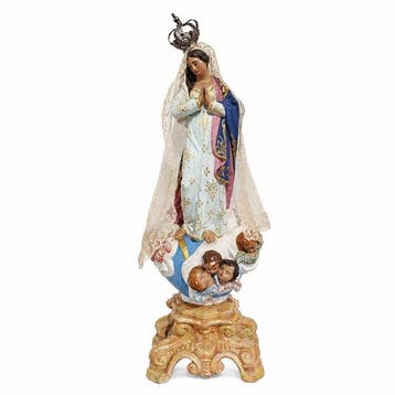 sculptuur, Immaculate Conception - 19th Century - 52 cm -