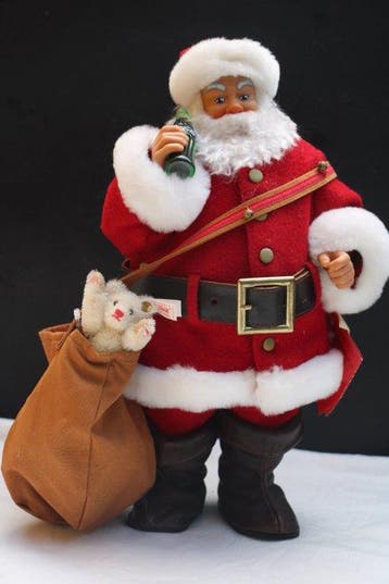Steiff: Kerstman Coca-Cola 1999, EAN 670350 - Teddybeer -