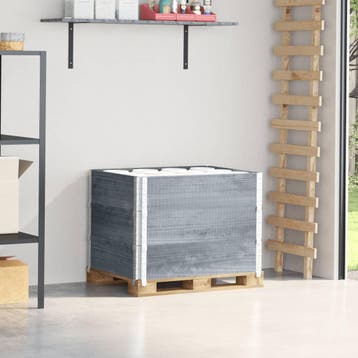 vidaXL Palletopzetranden 3 st 80x60 cm massief grenenhout, Verzenden