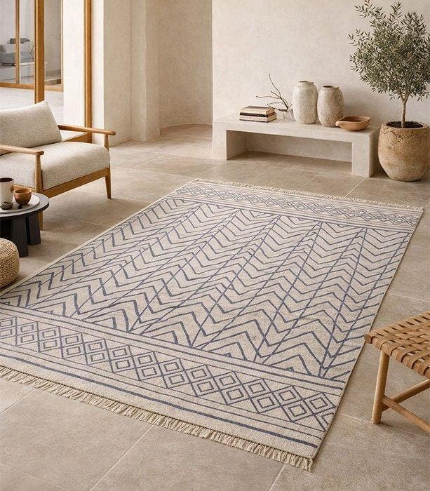 Kilim Moderno - Vloerkleed - 240 cm - 170 cm, Huis en Inrichting, Stoffering | Tapijten en Vloerkleden
