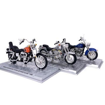 1:24 - Moto miniature (3) - Set of 3 detailed miniatures of