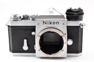 Nikon F Eye Level Silver Film Camera Body Late Model Single