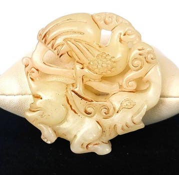 Kosmische amulet – haan en olifant - De Zonnes Boodschapper