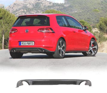 DIFUSEUR ARRIÈRE VOLKSWAGEN VW GOLF 7.5 17-20 LOOK GTI O---O, Verzenden