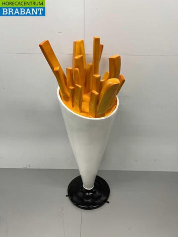HCB Polyester Puntzak Friet Frietzak Patatzak 150 cm Reclame, Ophalen of Verzenden, Nieuw in verpakking