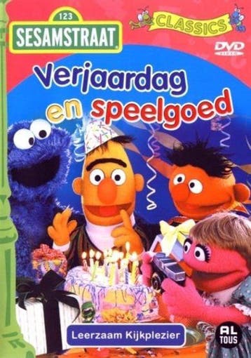 Sesamstraat verjaardag en speelgoed (dvd tweedehands film), Ophalen of Verzenden, Nieuw in verpakking