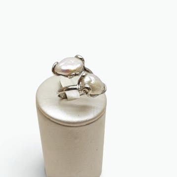 Parel - Argento 925 - Ring - Italiaans ambacht