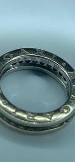 Bvlgari - Bague - 18 carats Or blanc, diamants - 18.00ct.