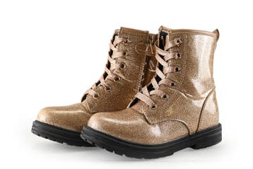 Nelson Veterboots Meisjes in maat 28 Brons, Verzenden, Schoenen