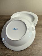 KLM Business Class - Bord - Porselein - Zes borden