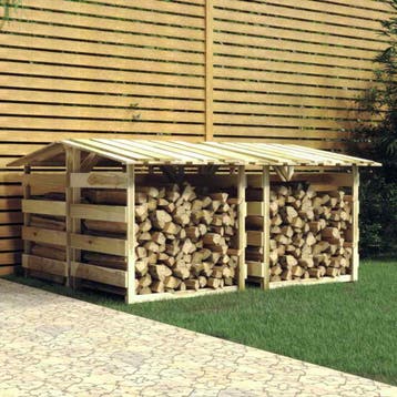 vidaXL Pergolas met dak 4 st 100x90x100 cm geïmpregneerd, Verzenden