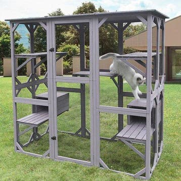 MaxxPet Kattenkooi -kattenvolière - kattenren 166x90x180cm, Ophalen of Verzenden, Nieuw