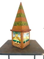 Salvo Russo (1954) - sculptuur, Senza titolo - 38 cm - Hout,