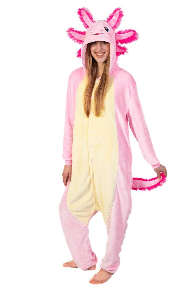 Onesie Axolotl Pak M-L of 170-176 Salamander Vis Kostuum Roz, Vêtements | Hommes, Costumes de carnaval & Vêtements de fête, Enlèvement ou Envoi