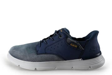 Skechers Sneakers in maat 42 Blauw, Kleding | Heren, Zo goed als nieuw, Skechers, Sneakers, Verzenden