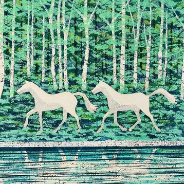 Shinryoku no Kishibe A (Waterside in Fresh Green) Editie: