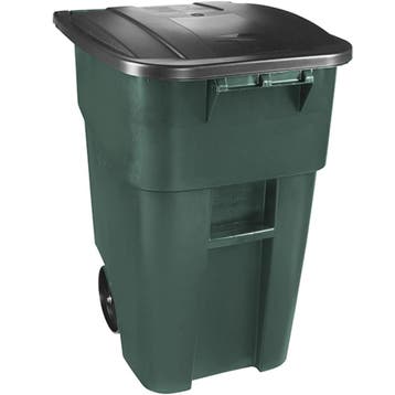 Rolcontainer | BRUTE | Kunststof | Donkergroen | 189.3L |, Verzenden, Nieuw in verpakking