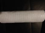 Decomesh metallic wit iriserend 26 cm rol 9 meter voor, Nieuw