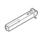 Halve krukstift deurdikte 38-48 mm