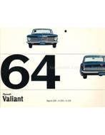 1964 PLYMOUTH VALIANT BROCHURE NEDERLANDS, Nieuw