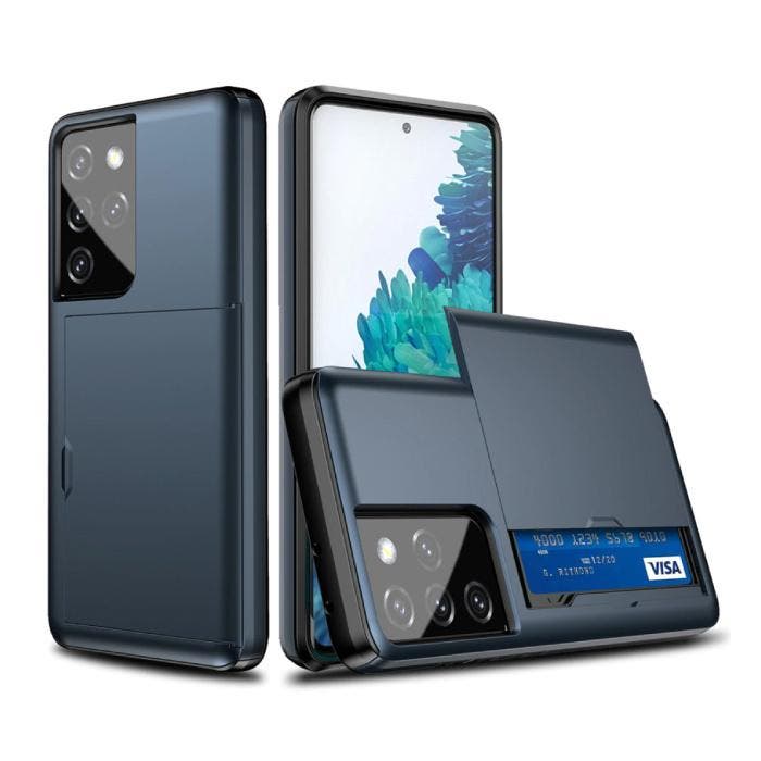 Samsung Galaxy S10 - Wallet Card Slot Cover Case Hoesje, Télécoms, Téléphonie mobile | Housses, Coques & Façades | Samsung, Envoi
