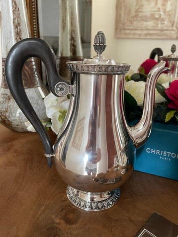 Christofle - Koffieservies - Modèle Malmaison - Verzilverd