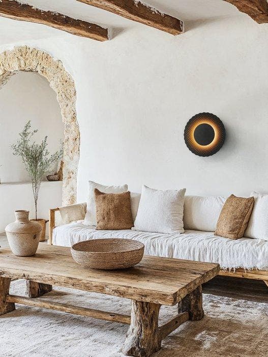 Rollo Studio - Lampe murale - Grès - Sun Lamp / VXS 07, Antiquités & Art, Art | Objets design