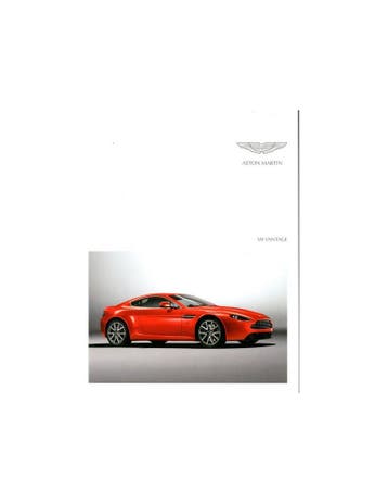 2011 ASTON MARTIN V8 VANTAGE BROCHURE ENGELS, Ophalen of Verzenden, Nieuw